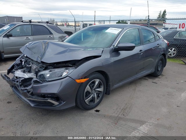 2021 HONDA CIVIC LX VIN: 2HGFC2F68MH524007