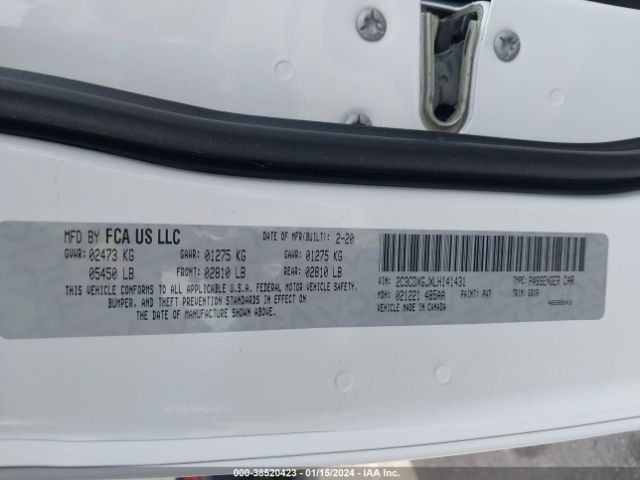 2C3CDXGJXLH141431 Dodge Charger Scat Pack Rwd