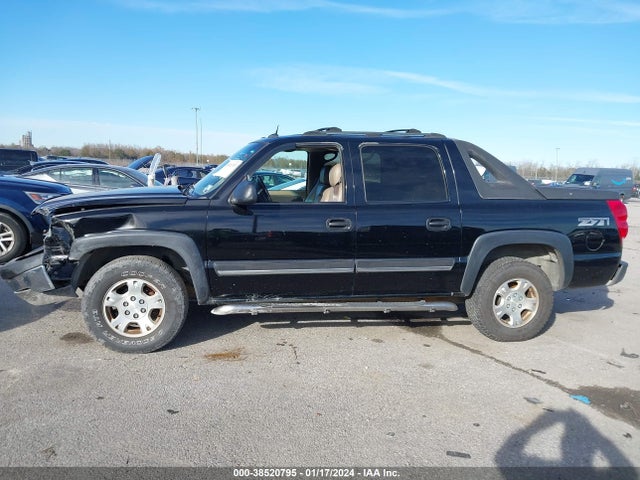 2004 CHEVROLET AVALANCHE 1500 VIN: 3GNEK12T74G252575