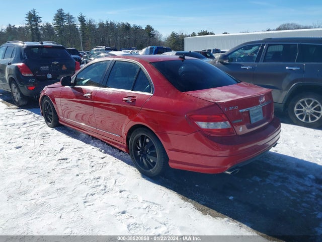 2009 MERCEDES-BENZ C 350 SPORT VIN: WDDGF56X59R045447