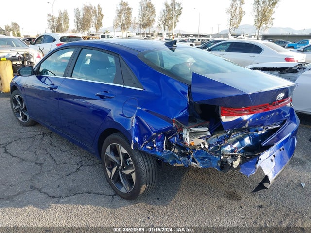 2023 HYUNDAI ELANTRA LIMITED VIN: KMHLP4AG2PU584735