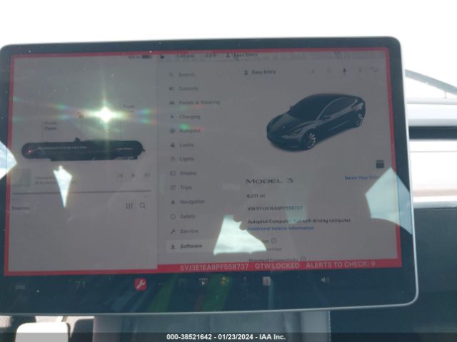 5YJ3E1EA9PF558737 Tesla Model 3 Rear-wheel Drive