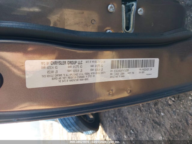 Dodge Charger Se 2015 2C3CDXBGXFH716398 Image 9