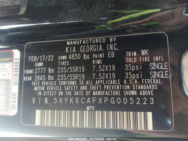 KIA Sportage X-line 2023 5XYK6CAFXPG005223 Image 9