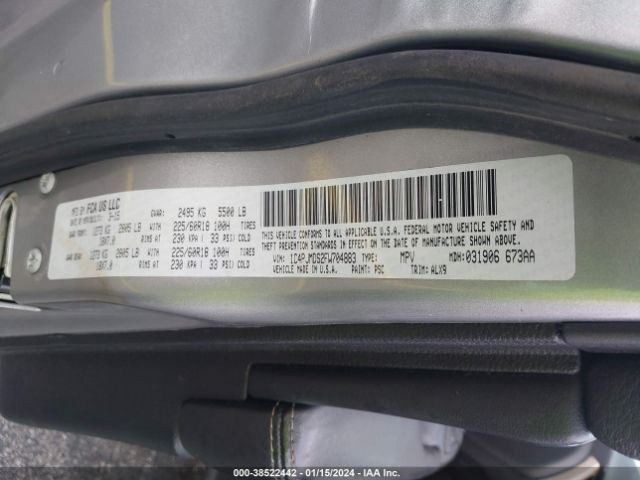 1C4PJMDS2FW704883 Jeep Cherokee Limited