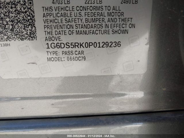 1G6DS5RK0P0129236 Cadillac Ct5 Premium Luxury