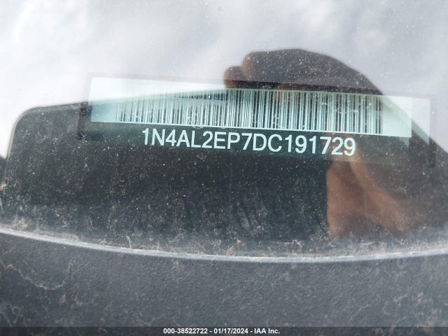 2013 NISSAN ALTIMA 2.5 S VIN: 1N4AL2EP7DC191729