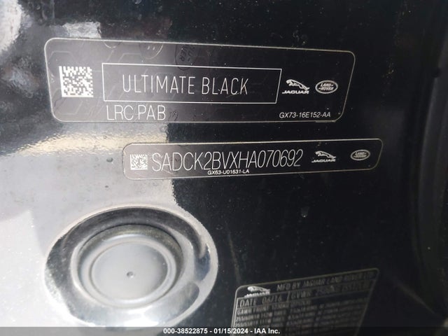 2017 JAGUAR F-PACE SADCK2BVXHA070692 Photo 8