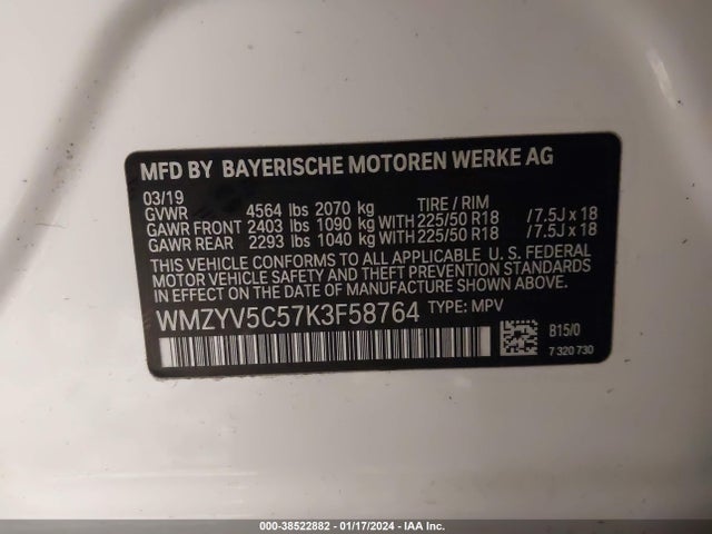 2019 MINI COUNTRYMAN WMZYV5C57K3F58764 Photo 8