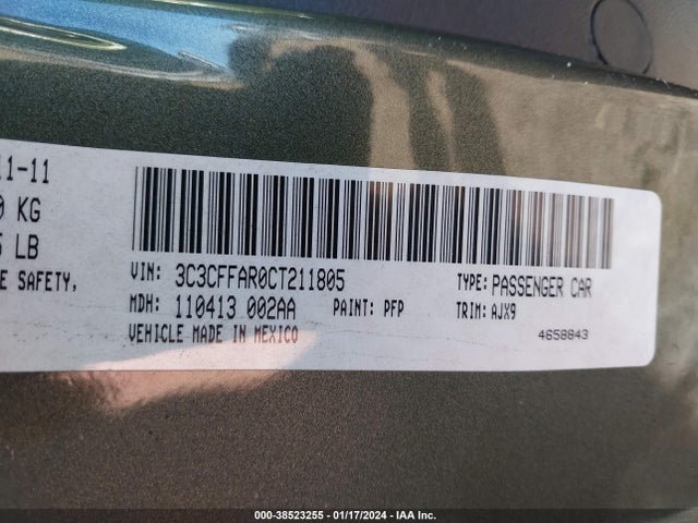 2012 FIAT 500 3C3CFFAR0CT211805 Photo 8