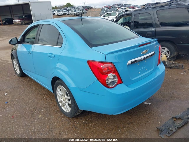 Chevrolet Sonic Lt Auto 2014 1G1JC5SH7E4180517 Image 3
