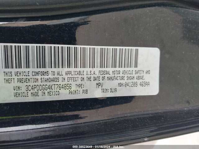 Dodge Journey Crossroad Awd 2019 3C4PDDGG4KT764856 Image 9