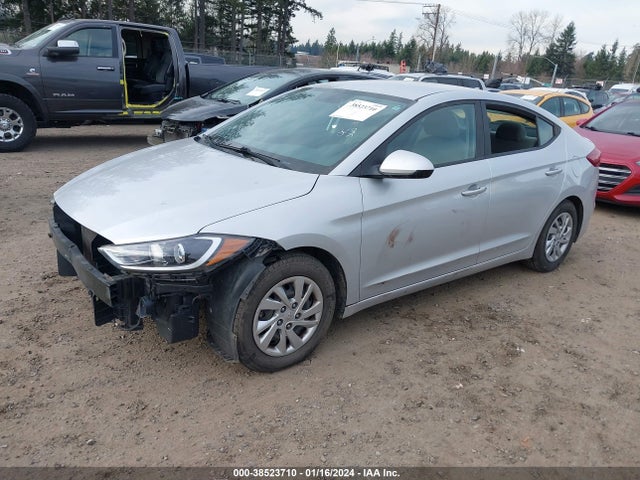 2017 HYUNDAI ELANTRA SE VIN: KMHD74LF1HU092093