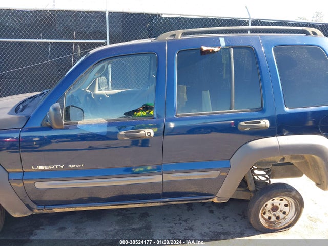 2002 JEEP LIBERTY SPORT VIN: 1J4GL48K82W270395