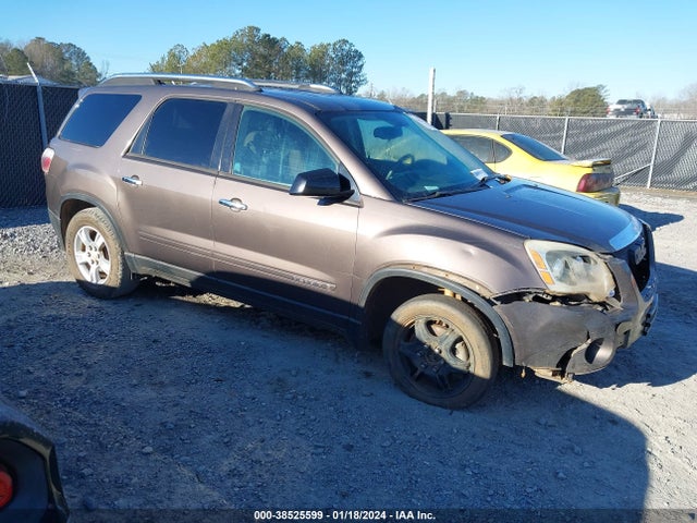 2008 GMC ACADIA SLE-1 VIN: 1GKER137X8J110980