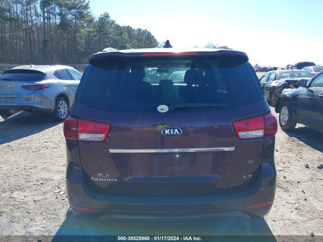 2016 KIA SEDONA LX VIN: KNDMB5C13G6190610