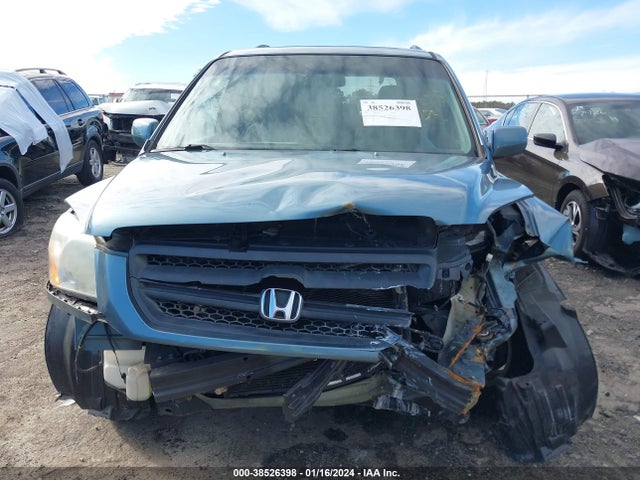 2005 HONDA PILOT EX-L VIN: 5FNYF18595B034017