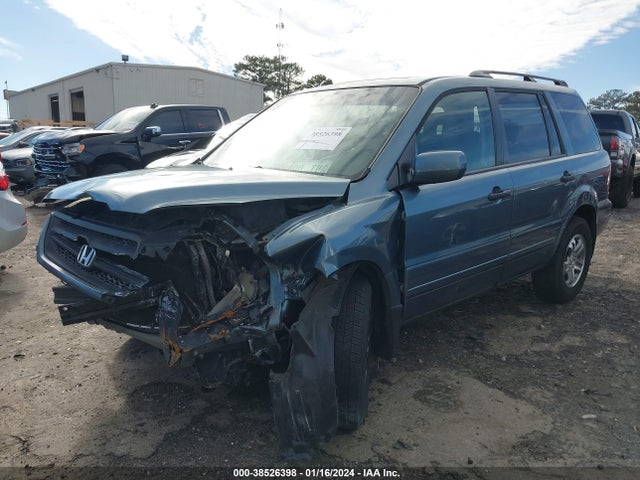 2005 HONDA PILOT EX-L VIN: 5FNYF18595B034017