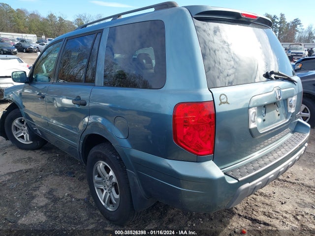2005 HONDA PILOT EX-L VIN: 5FNYF18595B034017