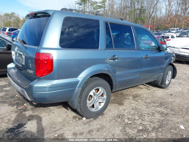 2005 HONDA PILOT EX-L VIN: 5FNYF18595B034017