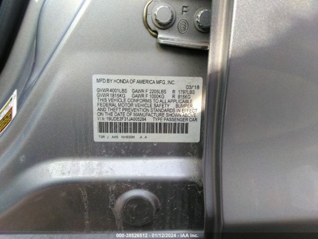 19UDE2F31JA005284 Acura Ilx Acurawatch Plus Package