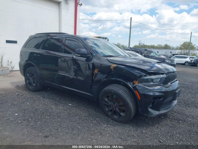 2021 Dodge Durango Gt Plus Awd მანქანა იყიდება აუქციონზე, vin: 1C4RDJDGXMC764452, აუქციონის ნომერი: 38527206