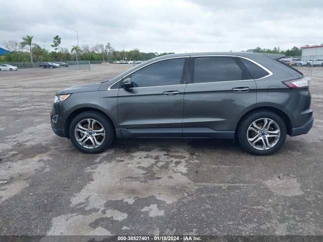 2015 FORD EDGE TITANIUM VIN: 2FMTK3K9XFBB09721
