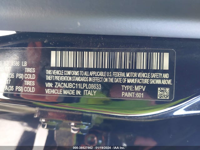 ZACNJBC11LPL08633 Jeep Renegade Trailhawk 4x4