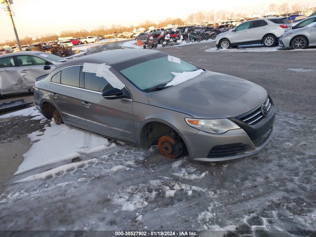 2012 VOLKSWAGEN CC SPORT VIN: WVWMN7AN2CE518818