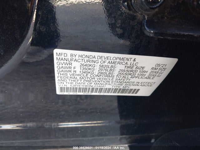 Acura Mdx Advance Package 2022 5J8YE1H83NL014647 Image 9