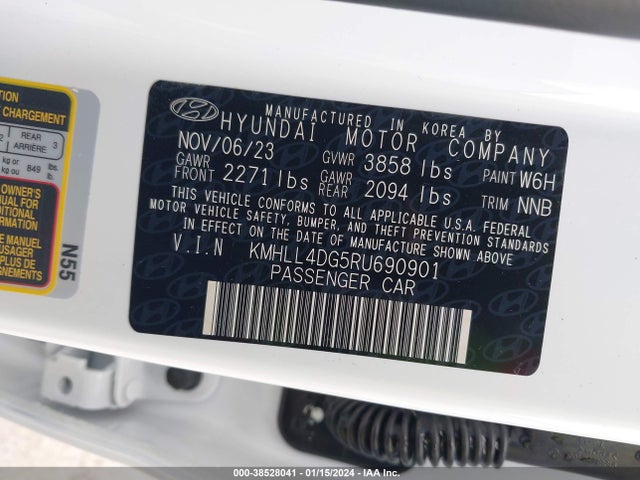 Hyundai ELANTRA SE 2024 KMHLL4DG5RU690901 Image 9