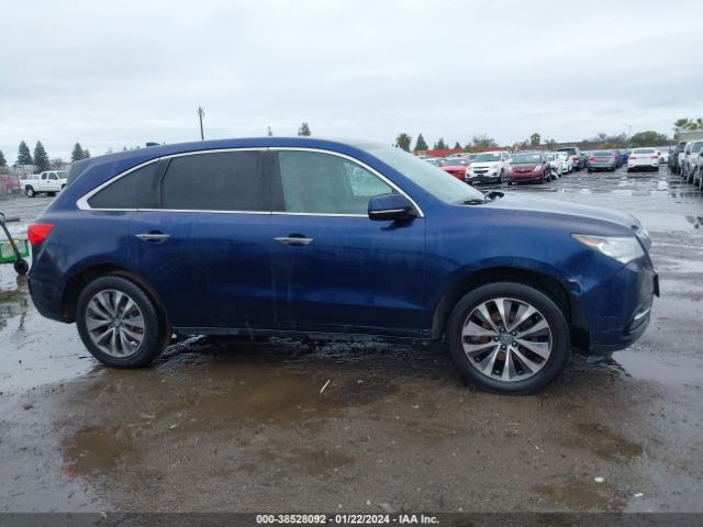 5FRYD3H68FB008051 Acura Mdx Technology Pkg W/entertainment Pkg