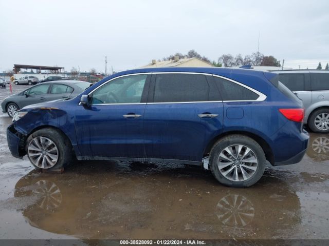 5FRYD3H68FB008051 Acura Mdx Technology Pkg W/entertainment Pkg