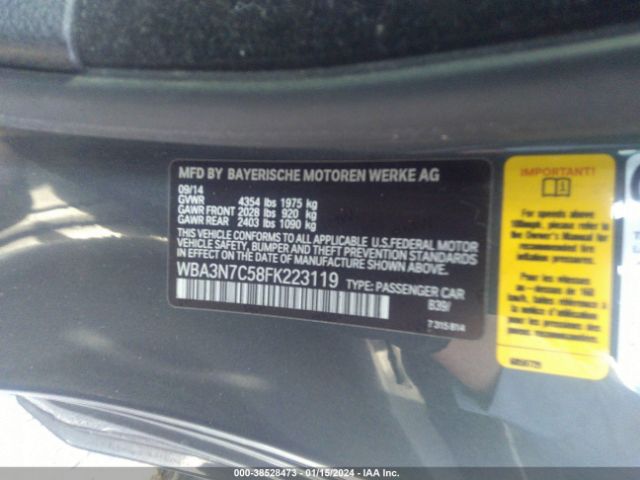 WBA3N7C58FK223119 BMW 428i
