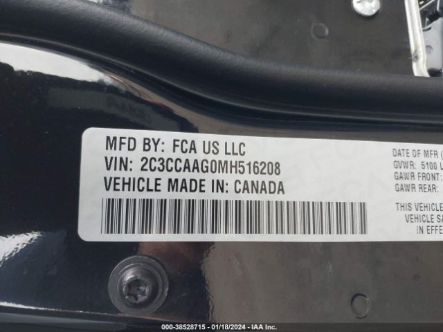 2C3CCAAG0MH516208 Chrysler 300 Touring