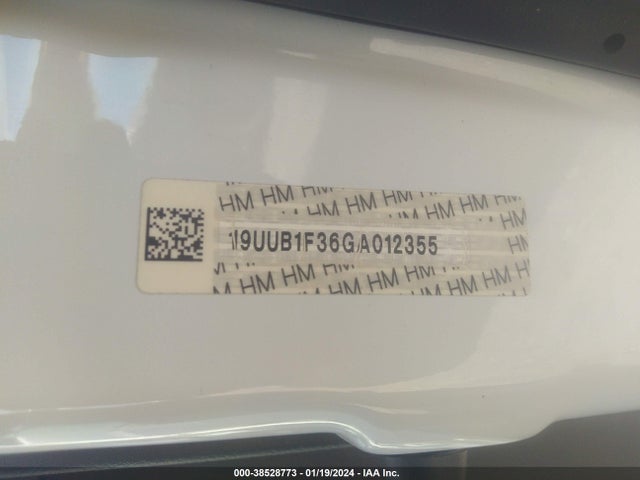 Acura Tlx Base (dct) 2016 19UUB1F36GA012355 Image 9