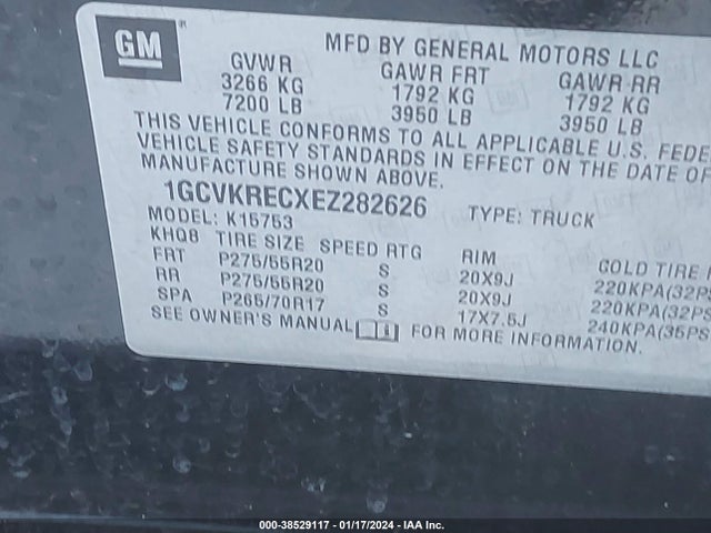 Chevrolet Silverado 1500 1lt 2014 1GCVKRECXEZ282626 Image 9