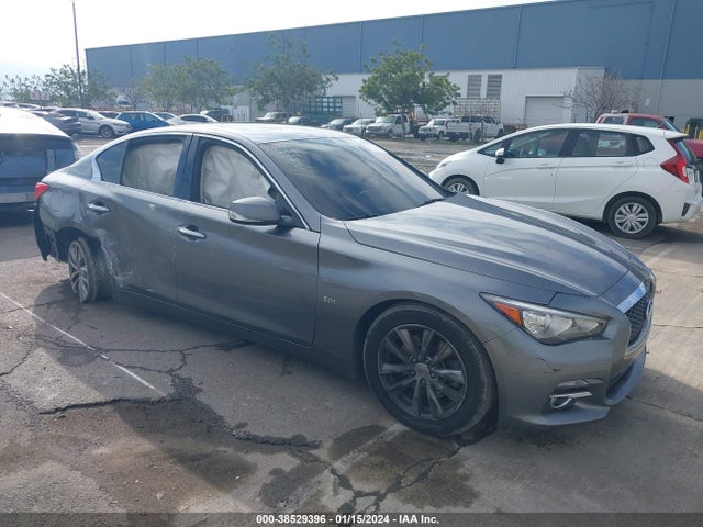 Продажа на аукционе авто 2017 Infiniti Q50 3.0t Premium, vin: JN1EV7AP1HM735329, номер лота: 38529396