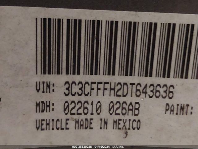 2013 FIAT 500 3C3CFFFH2DT643636 Photo 8