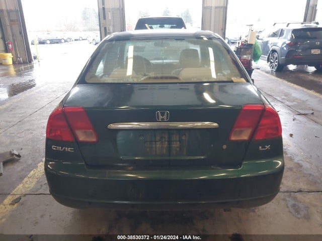 2001 HONDA CIVIC LX VIN: JHMES16541S012407