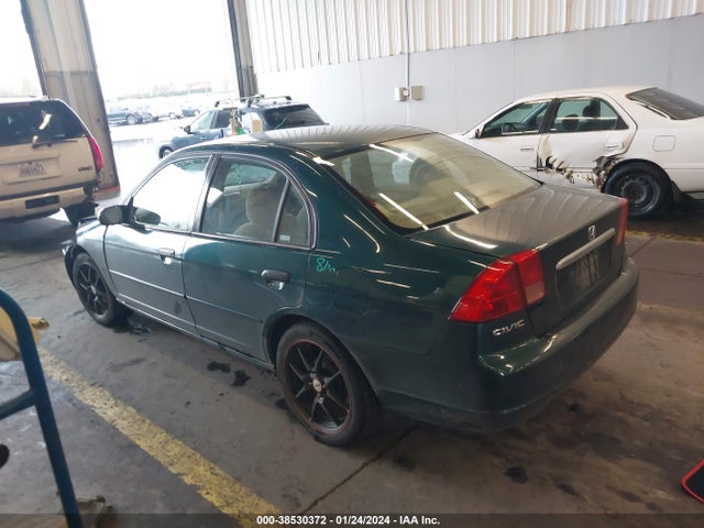 2001 HONDA CIVIC LX VIN: JHMES16541S012407