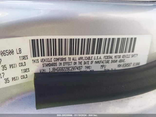 2008 JEEP COMMANDER 1J8HG68228C207497 Photo 8