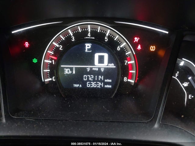 2016 HONDA CIVIC LX VIN: 19XFC2F58GE220049