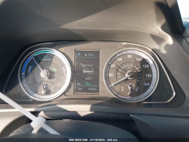 Hyundai Sonata Blue 2021 KMHL24JJ1MA026818 Image 7