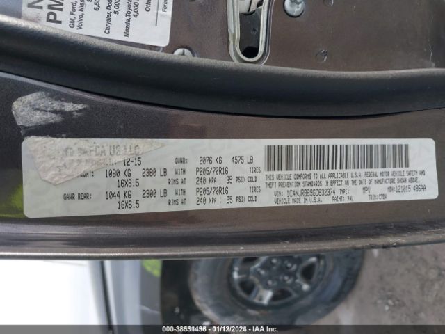 1C4NJRBB9GD632374 Jeep Patriot Sport
