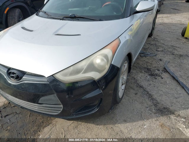 2012 HYUNDAI VELOSTER BASE W/BLACK VIN: KMHTC6AD1CU069619