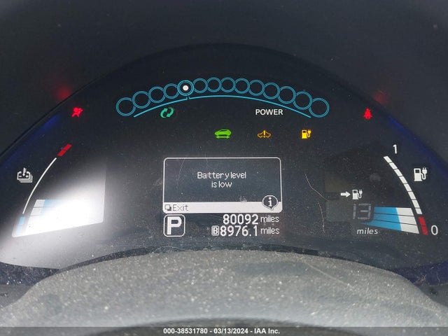 Nissan Leaf Sl 2014 1N4AZ0CP9EC337412 Image 7
