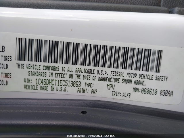 Dodge Durango R/t 2014 1C4SDHCT1EC513863 Image 9