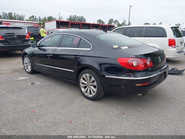 2011 VOLKSWAGEN CC SPORT VIN: WVWMN7AN1BE701996