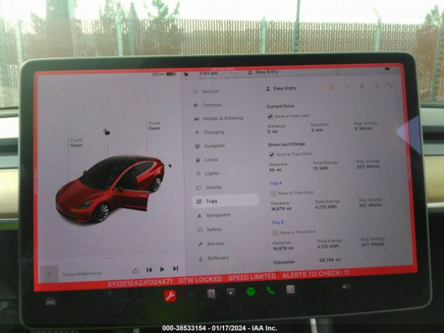 5YJ3E1EA2JF024471 Tesla Model 3 Long Range/mid Range